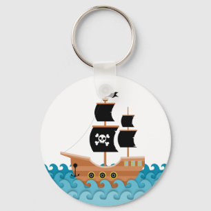 Porte-clés Bateau pirate
