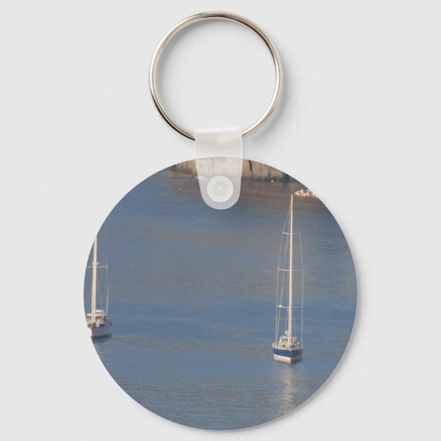 Porte-clés Bateaux au repos à Sorrente Italie (Recto)