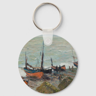 Porte-clés Bateaux de pêche Claude Monet vintages
