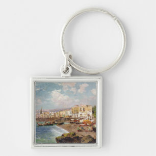 Porte-clés Bateaux de pêche sur la plage chez Marinella,