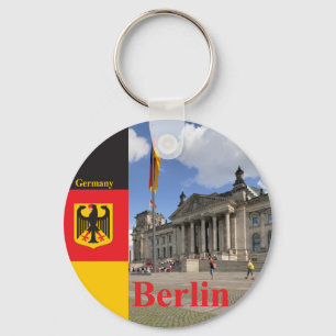 Porte-clés Bâtiment du Reichstag. Berlin, Allemagne