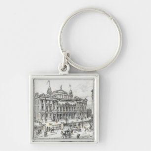 Porte-clés Bâtiments réalisés du palais des personnes