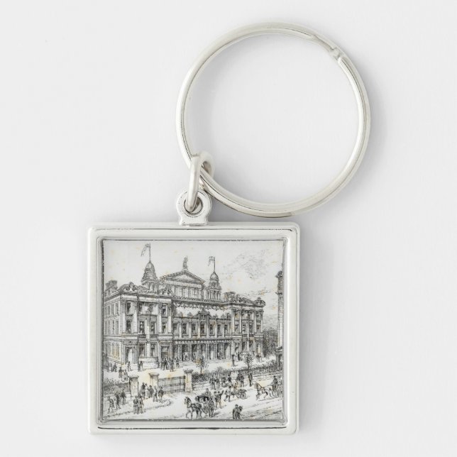 Porte-clés Bâtiments réalisés du palais des personnes (Devant)