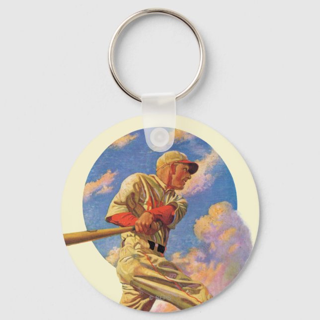 Porte-clés Batteur de baseball (Recto)