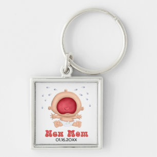 Porte-clés Bawling Baby - New Mom - Personnaliser
