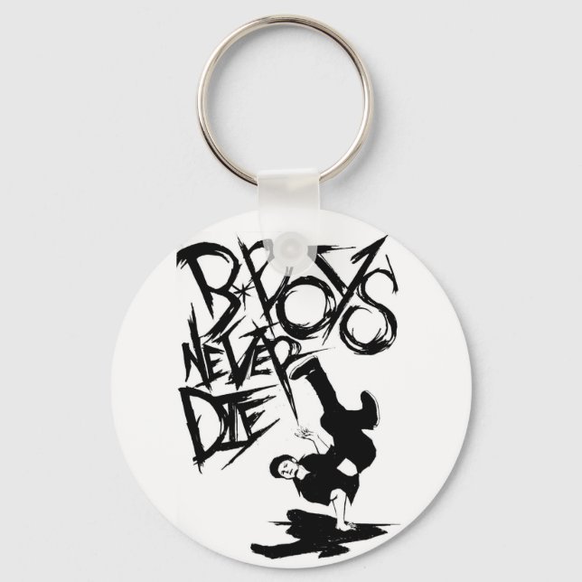 PORTE-CLÉS BBOY N'EST JAMAIS MORT ! @ PORTE - CLÉ (Recto)