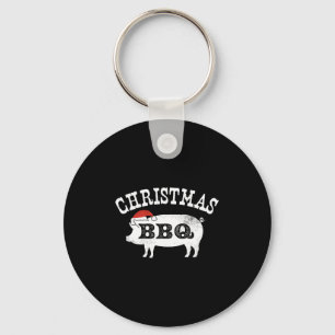 Porte-clés BBQ Vintage détendu Santa Hat Pork