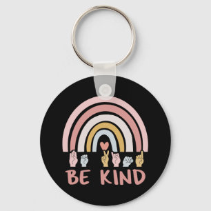 Porte-clés Be Kind ASL III - Langue des Signes Américaine