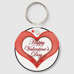 Porte-clés Beaded Red Heart Valentine
