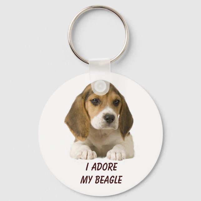 Porte-clés Beagle Adore Porte - clé (Recto)