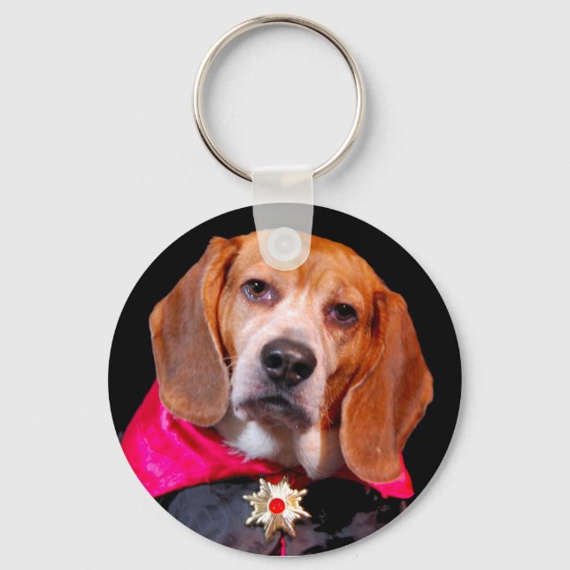 Porte-clés Beagle gothique Dogula porte - clé (Recto)