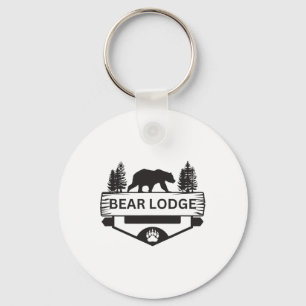 Porte-clés Bear Lodge Wyoming Wildlife Bear Randonnée Camping