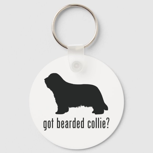 Porte-clés Bearded Collie (Recto)