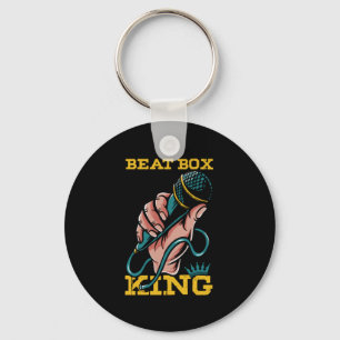 Porte-clés Beatbox King Microphone Rap Hiphop Beatboxer Cadea