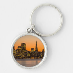 Porte-clés Beau coucher du soleil à San Francisco