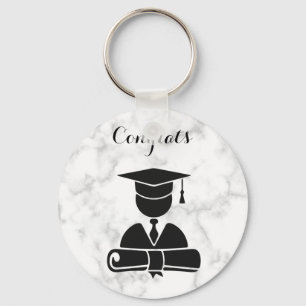 Porte-clés Beau Joyeux Joyeux Graduation jour