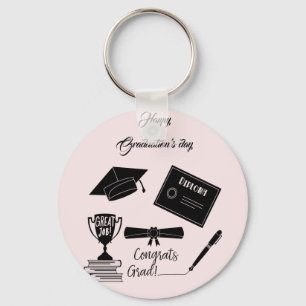 Porte-clés Beau Joyeux Joyeux jour de Graduations
