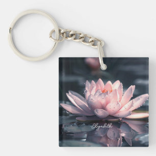 Porte-clés Beau lac de lotus