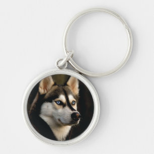 Porte-clés Beau Oreiller Husky Lrow