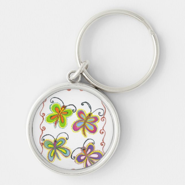 Porte-clés Beau Papillon extraordinaire : Cadeau Parfait (Devant)