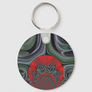 Porte-clés Beau Rouge Aurora Art Imprimer