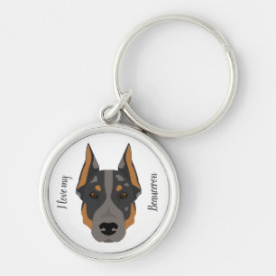 Porte-clés Beauceron. Chien berger français
