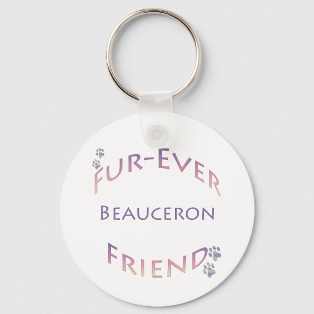 Porte-clés Beauceron Furever (Recto)