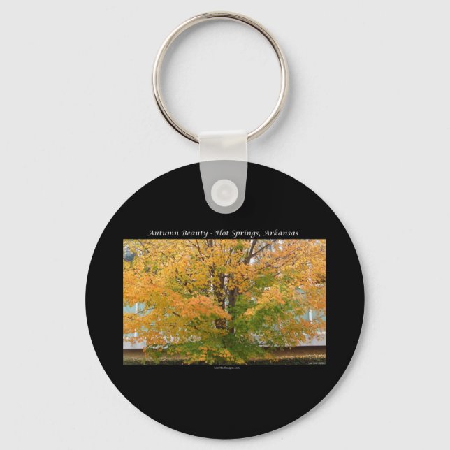 Porte-clés Beauté d'automne sources chaudes, Arkansas Vêtemen (Recto)