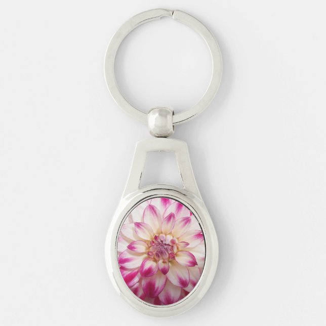 Porte-clés Beaux"Gaye Elise Beda", "Fleur rose", Sacs (Devant)