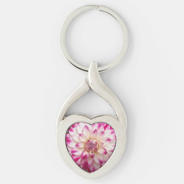 Porte-clés Beaux"Gaye Elise Beda", "Fleur rose", Sacs (Devant)