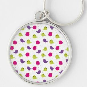 Porte-clés Beaux oiseaux colorés