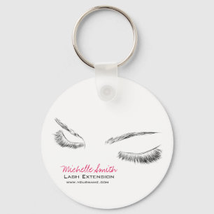 Porte-clés Beaux yeux Longues cils Lash Extension