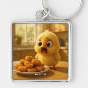 Porte-clés Bébé nuggets de poulet mignons de fantaisie
