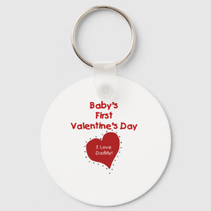 Porte-clés Bébé Valentine I Love Papa