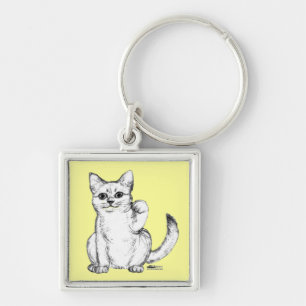 Porte-clés Becking Kitty Chat Maneki Neko