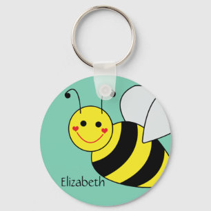 Porte-clés Bee Bumble Personnalisée