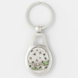 Porte-clés Bee Honey Travailleur Queen Bees Antique