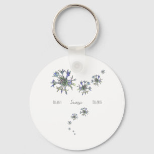 Porte-clés Belarus Беларусь National Corn Flower Keychain