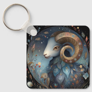 Porte-clés Bélier Bélier Zodiaque Astrologie Anniversaire Mys