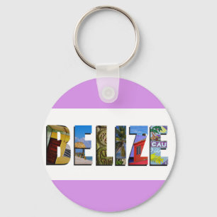 Porte-clés Belize Tropical Beach Blue Ocean Travel Photos