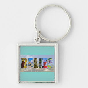 Porte-clés Belize Tropical Beach Blue Ocean Travel Photos