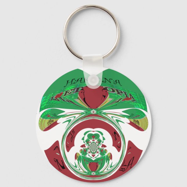 Porte-clés Belle Ethiopie Belle Hakuna Matata J'aime Hea (Recto)