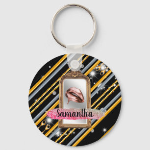 Porte-clés Belle fille Cadeau Élégant Chic Personnalisé