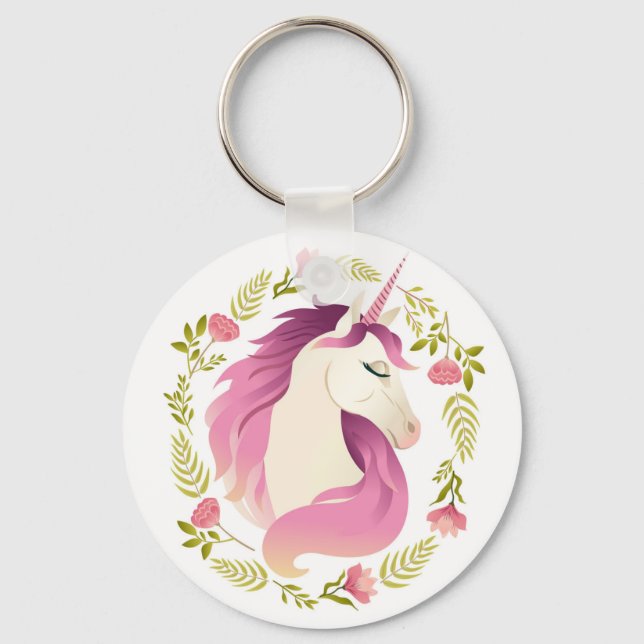 Porte-clés Belle licorne (Recto)