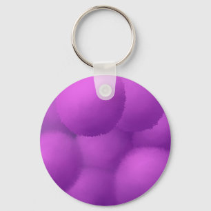 Porte-clés Belle peinture violette Allium Flower