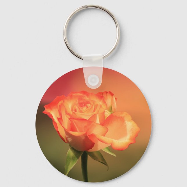 Porte-clés Belle photo de Rose romantique (Recto)
