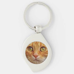 Porte-clés Belle photo personnalisée de chat