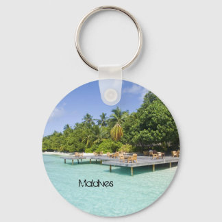 Porte-clés Belle plage aux Maldives