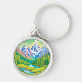 Porte-clés Belles montagnes