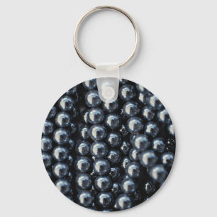 Porte-clés Belles perles d'hématite sur des ficelles